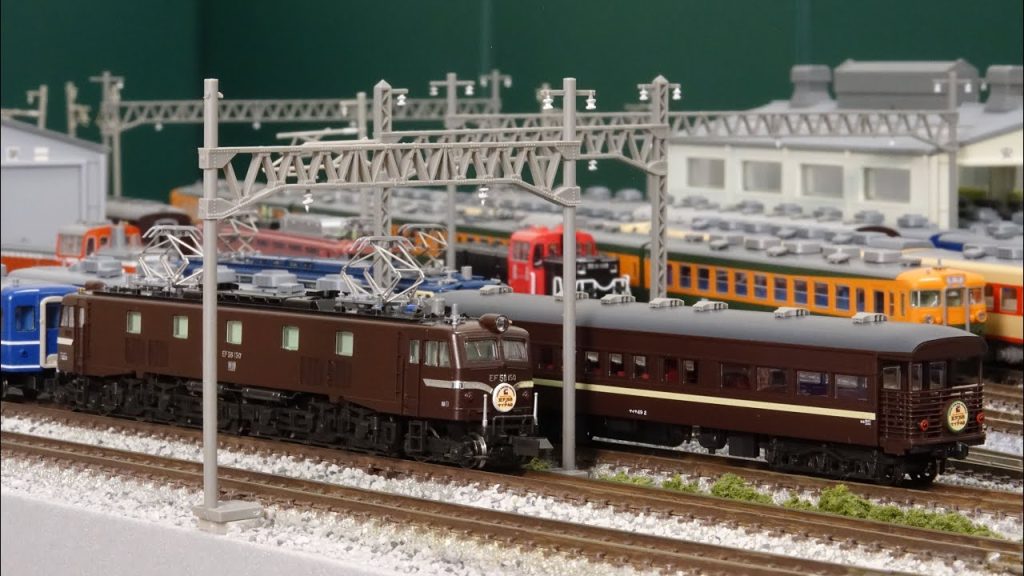 KATO マイテ49とEF58 150の編成例をNゲージレイアウトで楽しむ！N scale model railroad layout