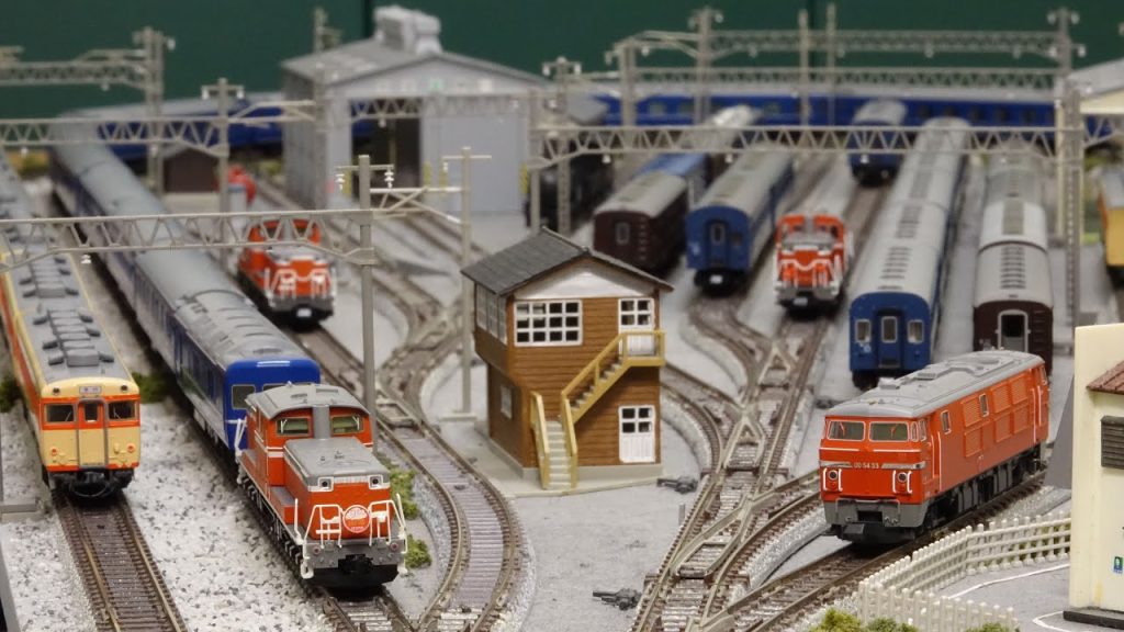 山陰本線の客車夜行列車をNゲージ鉄道模型レイアウトで楽しむ！N scale model railroad layout