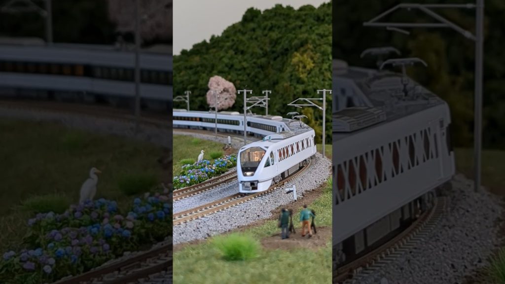 【Nゲージ】#スペーシアX #東武鉄道 ▼TOMIX N-scale model, TOBU RAILWAY Series N100 “SPACIA X”. #shorts