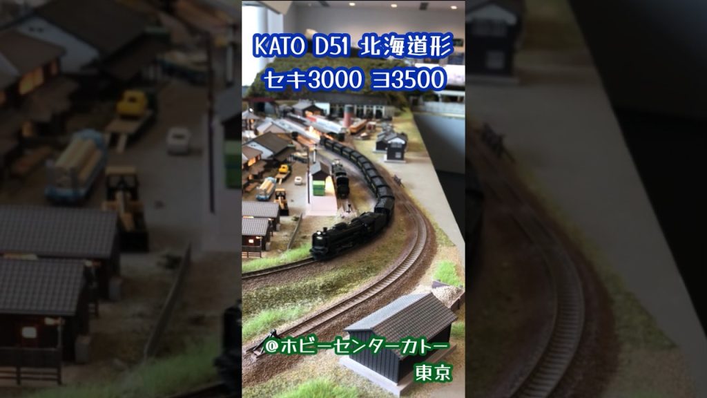 Nゲージ KATO D51北海道形 セキ3000 ヨ3500#鉄道模型 #nゲージ