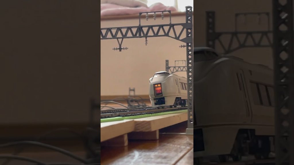 HOゲージ JR東日本651系付属編成でいわき以北の常磐線を思いだす #modelrailroad  #ひたち  #hoゲージ  #651系  #常磐線 #鉄道模型