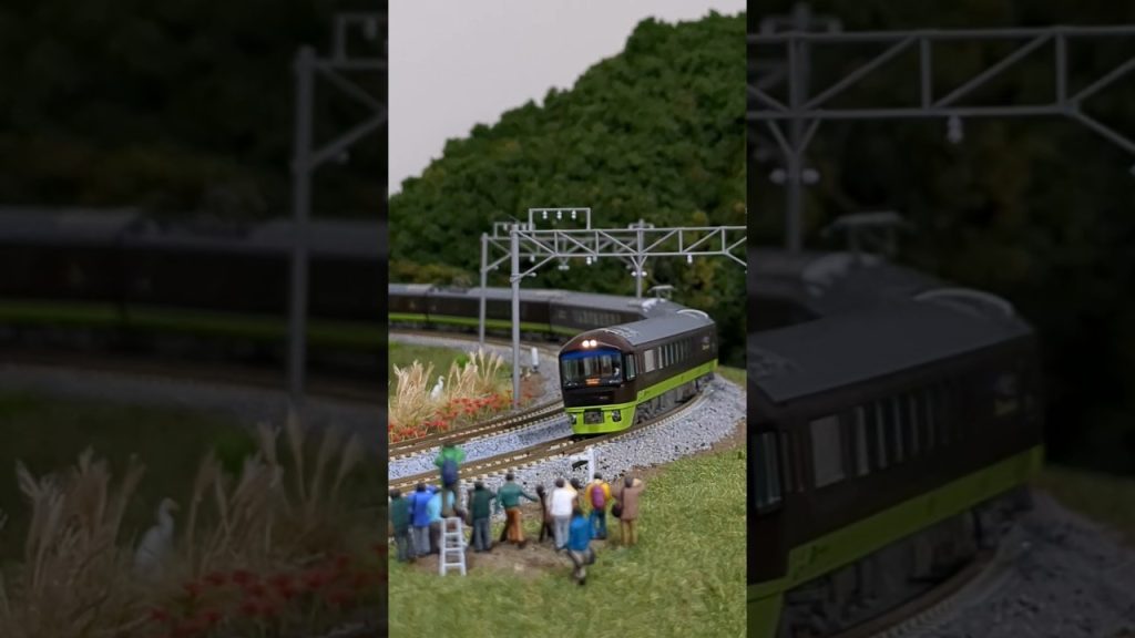 【Nゲージ】#リゾートやまどり  ▼TOMIX N-scale model, J.R.  Series 485-700 “RESORT YAMADORI”. #shorts