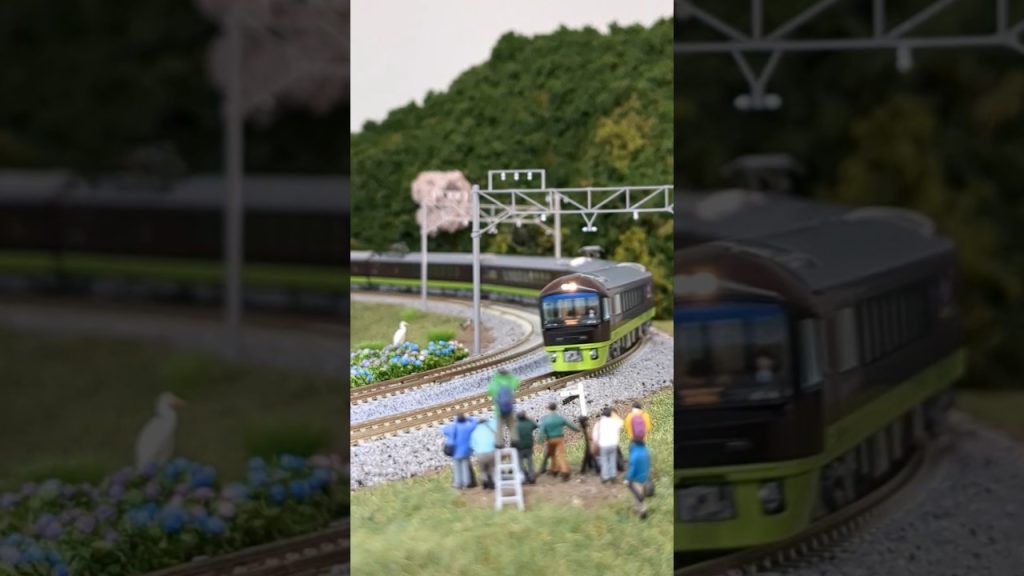 【Nゲージ】#リゾートやまどり  ▼TOMIX N-scale model, J.R.  Series 485-700 “RESORT YAMADORI”. #shorts