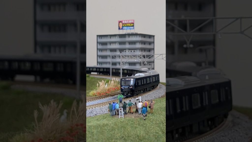 【YOKOHAMA NAVYBLUE】#相鉄12000系 ▼TOMIX N-scale model, Sagami Railway Series 12000. #shorts