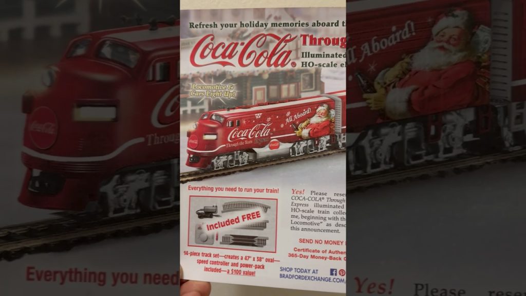 Coca Cola HO-scale electric train collection 2024 November 3