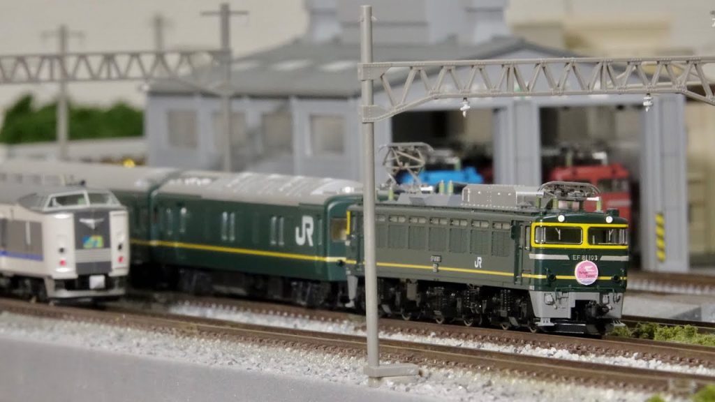 トワイライトEXPのEF81とDD51をNゲージで楽しむ！N scale model railroad layout