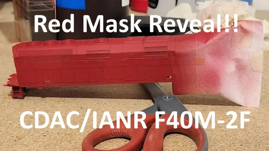 HO Scale: F40M-2F Kitbash (Part 12) Red Reveal