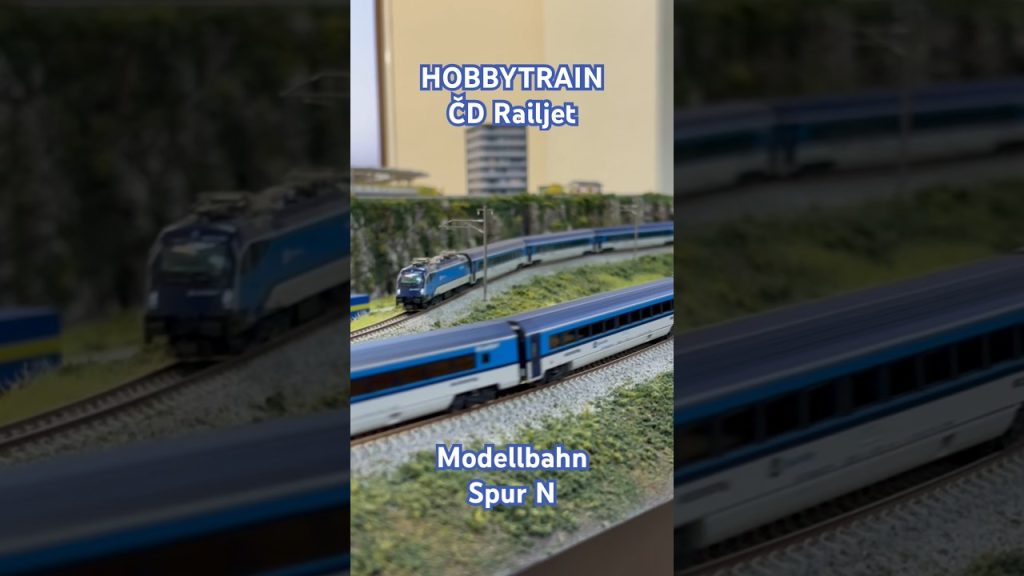 HOBBYTRAIN ČD Railjet Spur N #modellbahn #eisenbahn #1zu160 #railjet #nゲージ