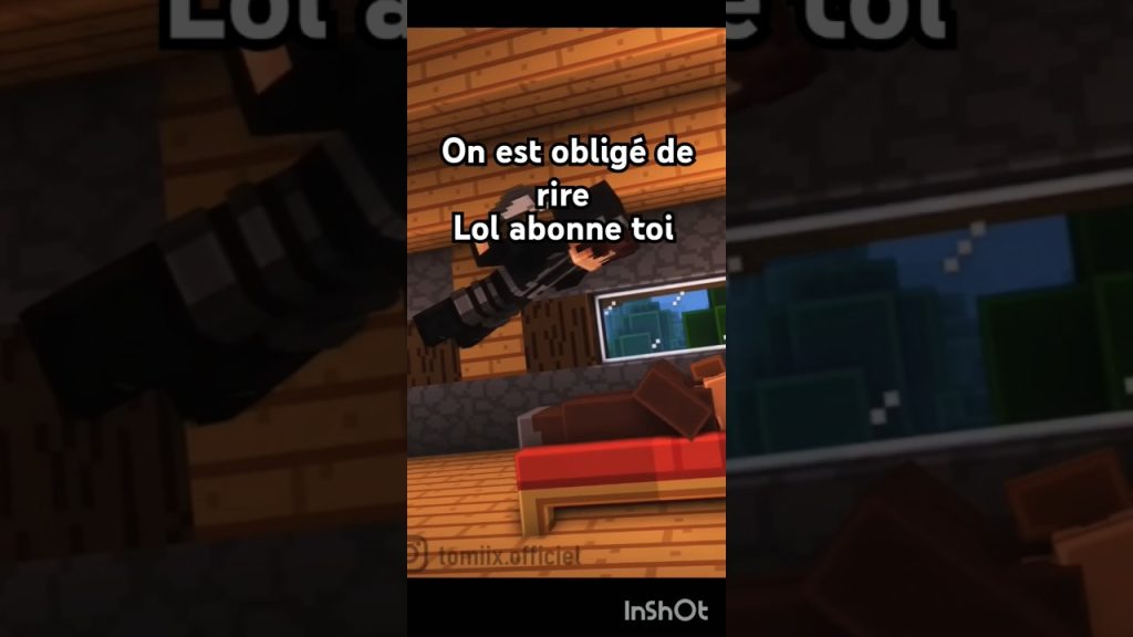 Tomix impossible de ne pas rire #humour #shorts #follow #minecraft #tomix #like #subscribe