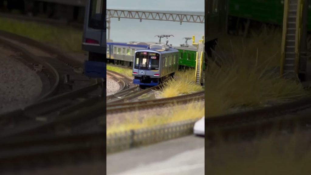 横浜高速鉄道Y500系入出庫シーン　#nゲージ #鉄道模型 #modelrailroad