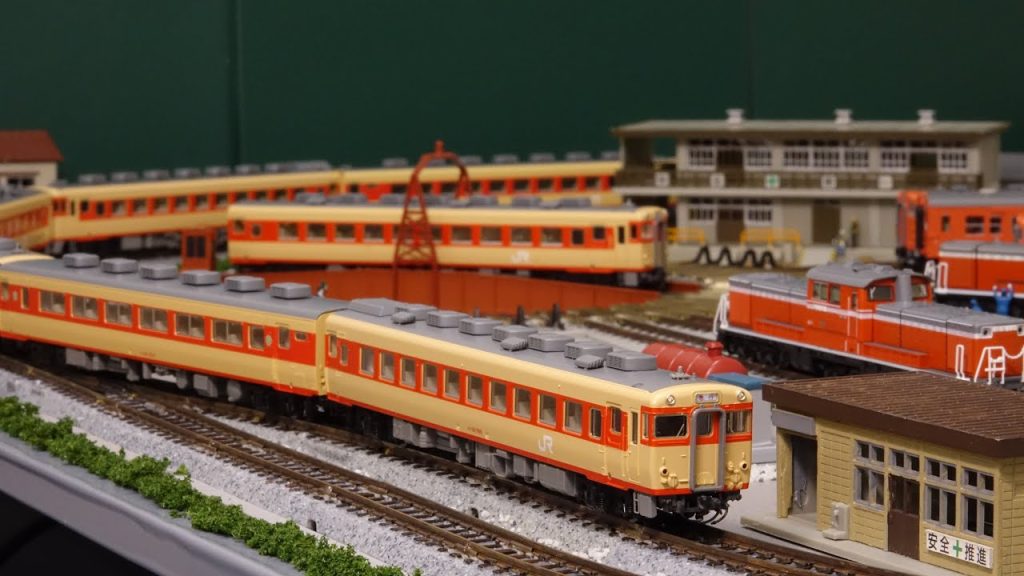 キハ58のJR時代の編成例をNゲージ鉄道模型レイアウトで楽しむ！N scale model railroad layout