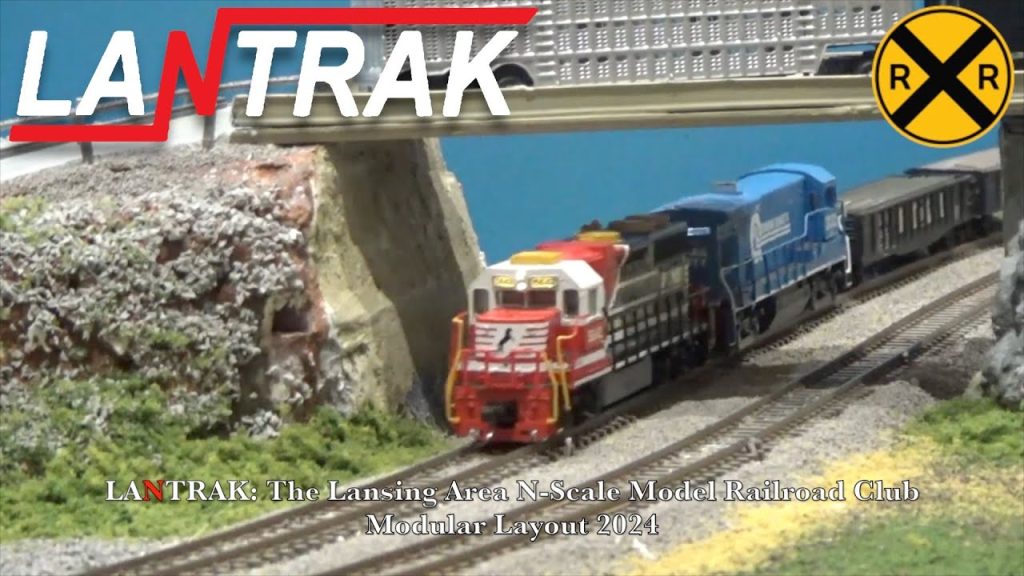 LANTRAK: The Lansing Area N Scale Model Railroad Club Modular Layout 2024