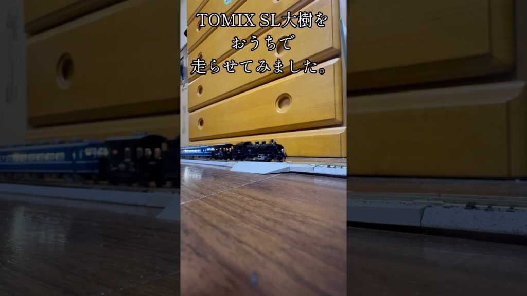 【鉄道模型ショート動画】TOMIX 東武鉄道SL大樹をおうちで走らせてみた！ #鉄道模型 #tomix #sl大樹 #夜汽車