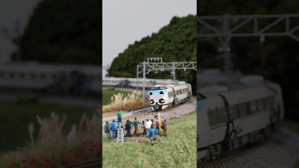 #パンダくろしお #pixel8a  ▼KATO N-scale model, Series 287 Panda Kuroshio “Smile Adventure Train”. #shorts