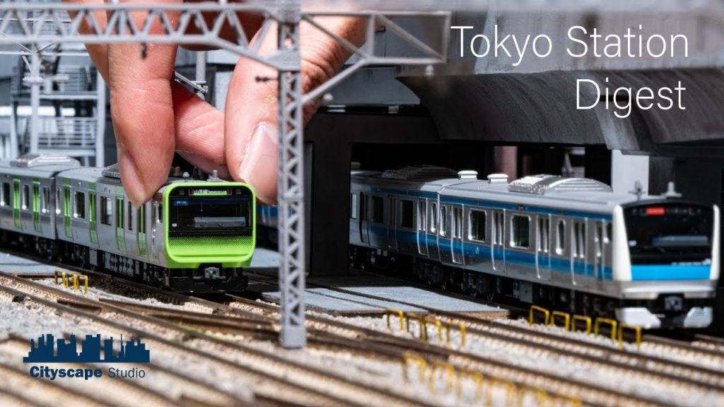 【ジオラマ】600時間以上をかけて東京駅丸の内をNゲージで再現　ダイジェスト【鉄道模型】