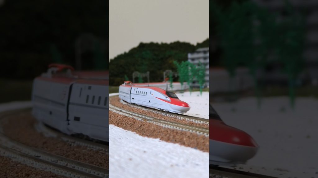 #E6系 #こまち ▼TOMIX N-scale model, Series E6 Akita SHINKANSEN “KOMACHI”.#shorts