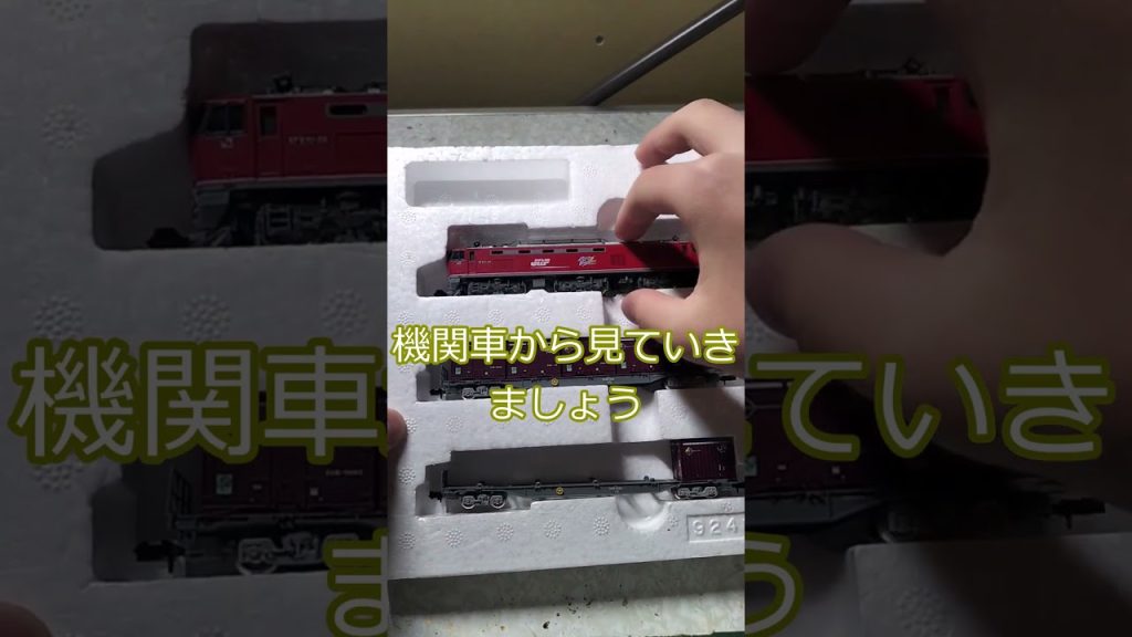 初の貨物列車「EF510」を買った話 #nゲージ  #nゲージ鉄道模型 #shorts