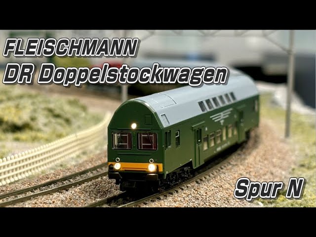 FLEISCHMANN 6260041,6260042 DR Doppelstockwagen Modellbahn Spur N/ N gauge / Nゲージ