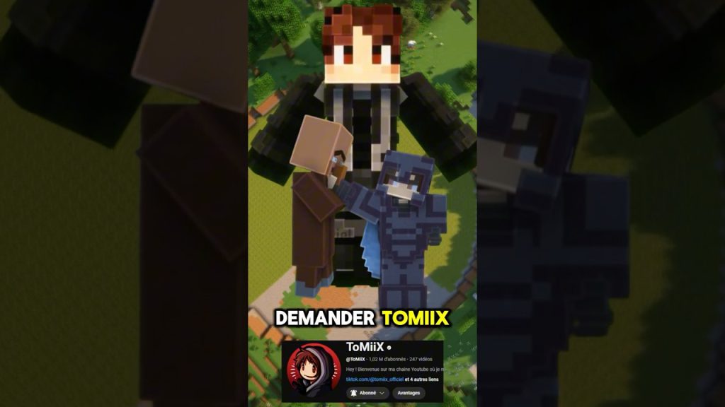 Je construis le vrai @ToMiiX et l'antagoniste ! 🗡️😂