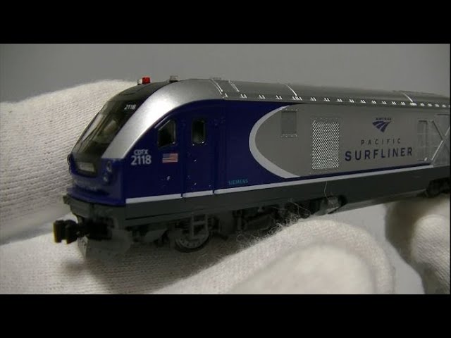 N Scale KATO SC 44 Charger, AmtrakR Pacific Surfliner 8 Unit Set