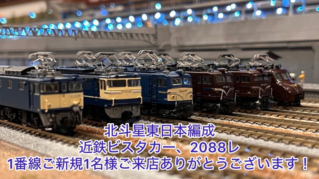 【Nゲージ】DD51重連北斗星東日本編成、EF65牽引12系、415系、ビスタカー、189系、2088レ