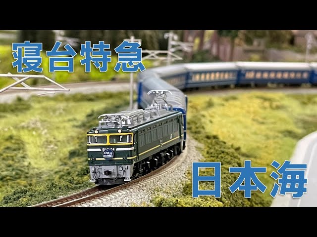 ＜Nゲージ＞EF81トワイライト機＋寝台特急『日本海』　Modellbahn Spur N Model Railroad 鉄道模型