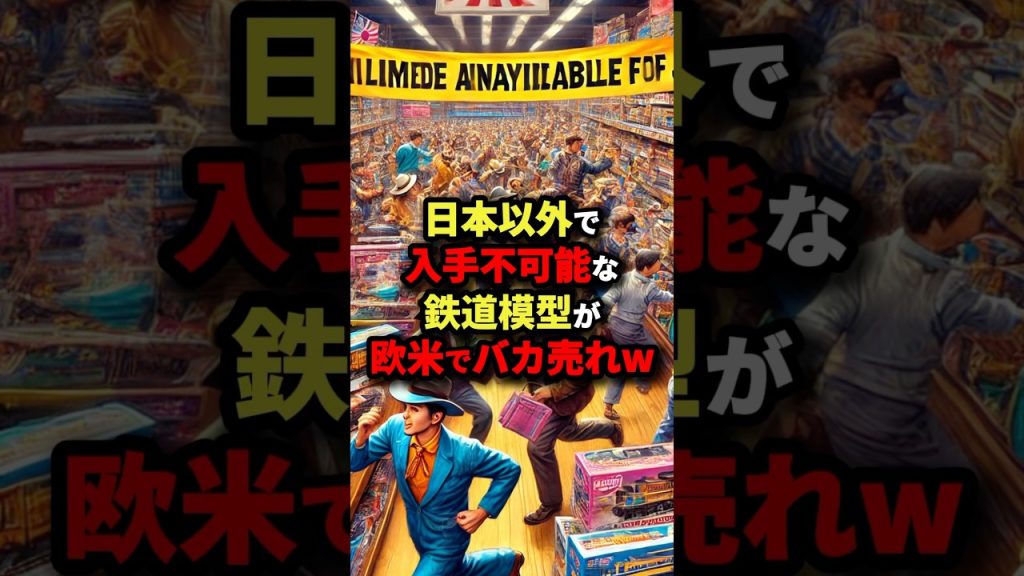 日本以外で入手不可能な鉄道模型が欧米でバカ売れw #海外の反応