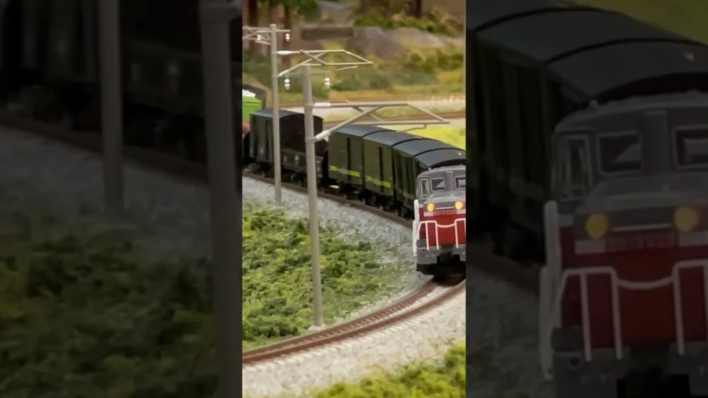 DD13牽引 貨物列車　#鉄道模型 #nゲージ #modelrailroad