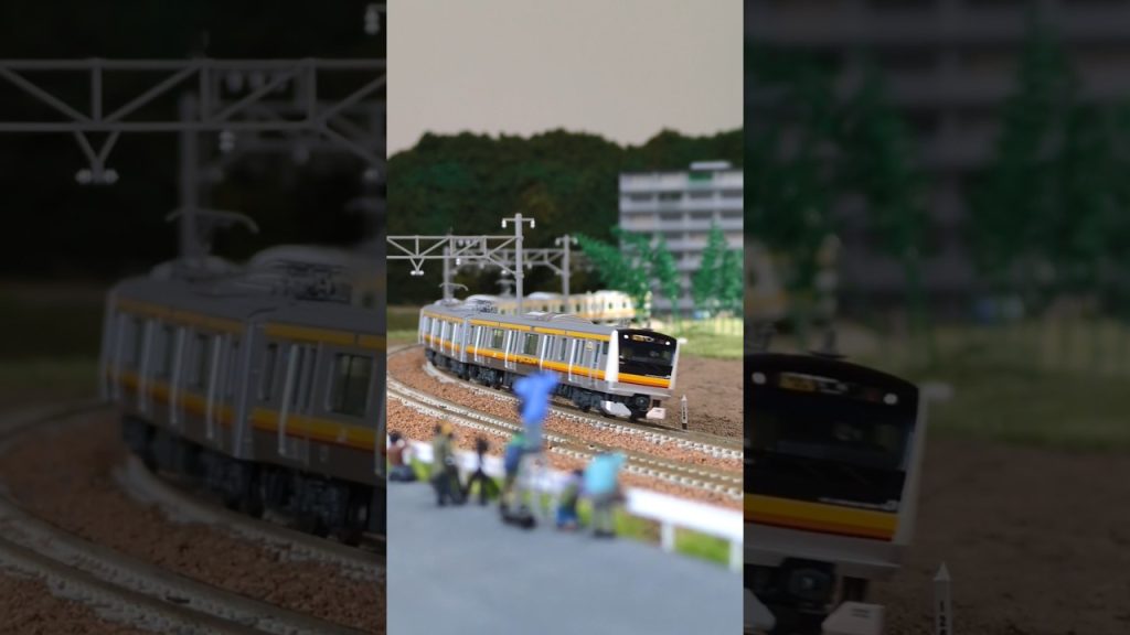 #南武線 #E233系 ▼KATO N-scale model, J.R.EAST Passenger Car Series E233-8000 ”Nambu Line“. #shorts