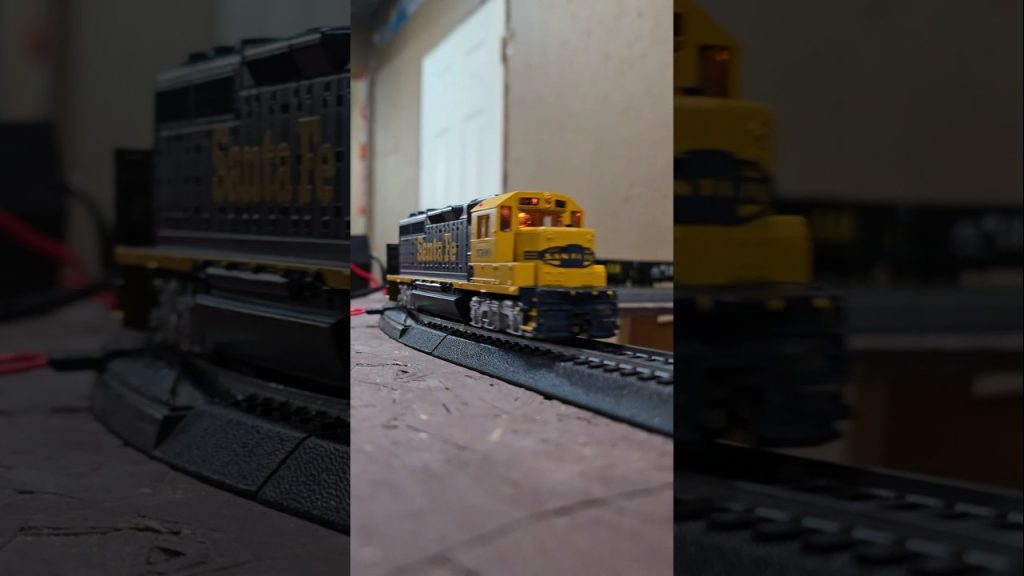 Santa Fe GP 38-2 cleaned up and running on my new MRC Tech 2 controller