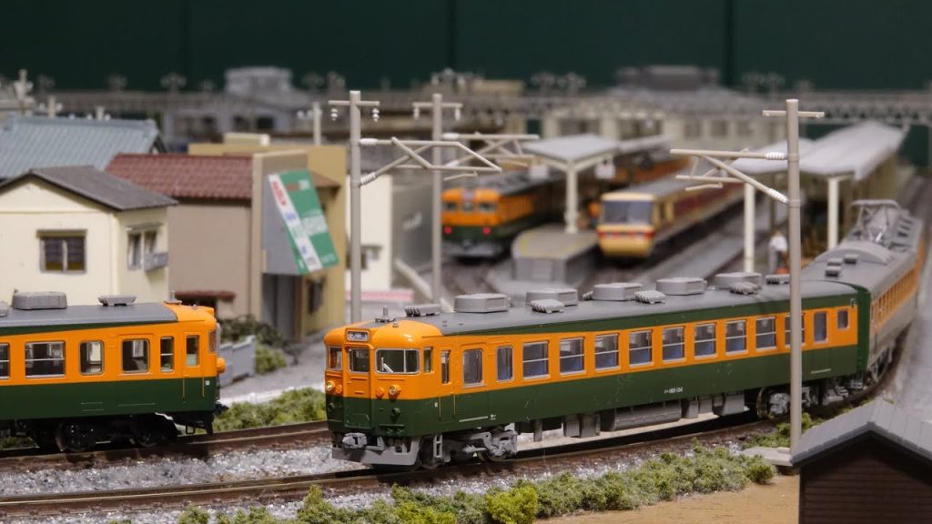 中央西線・飯田線の気分でTOMIX 165系をNゲージレイアウトで楽しむ！N scale model railroad layout