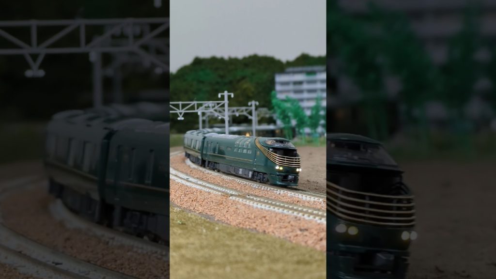 #トワイライトエクスプレス瑞風  ▼TOMIX N-scale model, sleeper Diesel train ”TWILIGHT EXPRESS MIZUKAZE“. #shorts