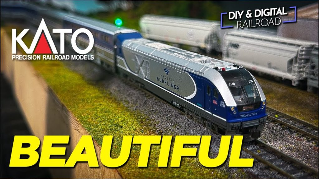 This Train Set is Just Pretty: Kato Pacific Surfliner.