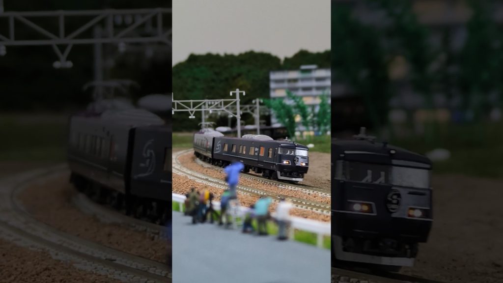 #WESTEXPRESS銀河 #TOMIX ▼N-scale model, J.R. Series 117-7000 “WEST EXPRESS GINGA”. #shorts