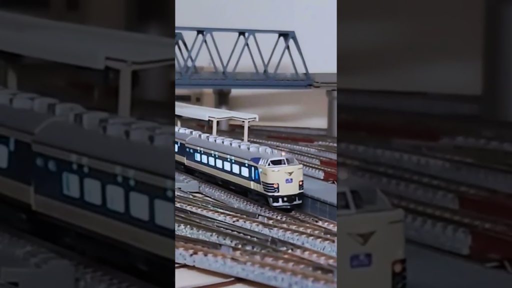 中編10 国鉄 583系 特急形寝台電車〈KATO 10-395〉走らせた  JNR 583 SERIES Limited express sleeper train ＃train