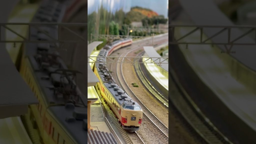 485系特急『しらさぎ』　#nゲージ #鉄道模型 #modelrailroad