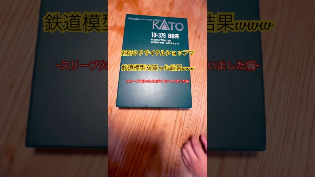 そうきたか〜😅＃鉄道模型＃80系＃KATO#わくわくメガネザメ [チビザメ鉄活部]
