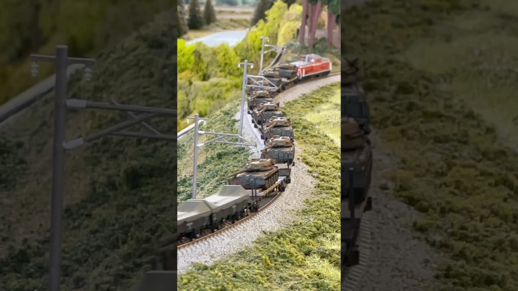 DD51牽引自衛隊車両輸送　#鉄道模型 #nゲージ #modeltrains