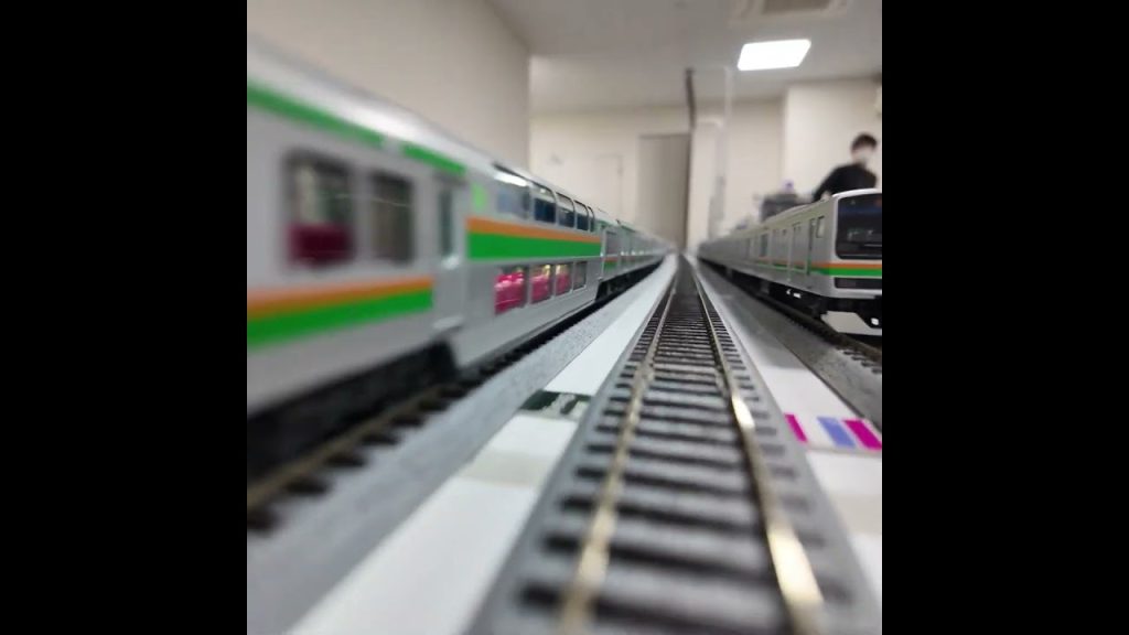 HOscale 卓上レイアウト前面展望【ショート】【あげおであそぼう】【二日目】 part  1   004
