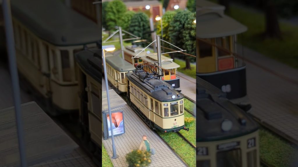 Modellbahn - Straßenbahn Anlage Spur HO