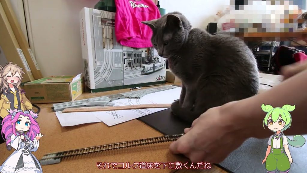 Nゲージ 路面電車デルタ線 紙八万交差点 作成12