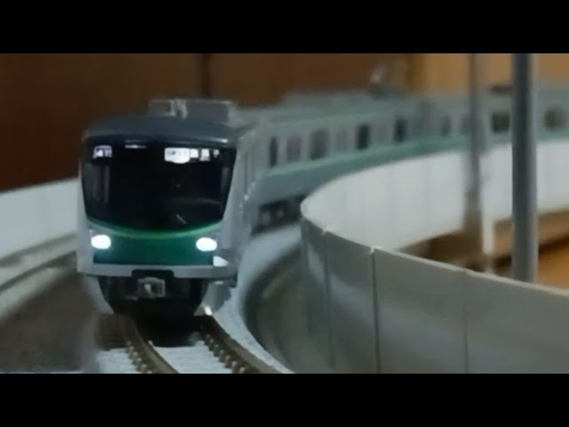 【Nゲージ走行動画】東京メトロ 千代田線 16000系