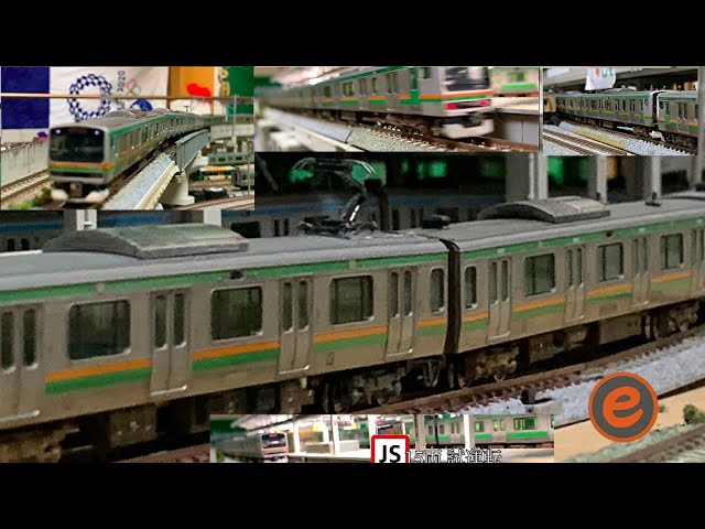 【Nゲージ】直線線路試運転 Part2 ! E231系機器更新車