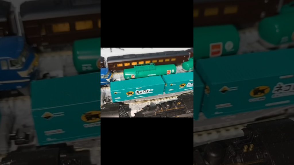鉄道模型 N-gauge カトー 10-1810 タキ1000走行シーン