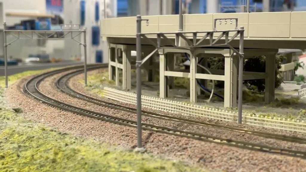 【Nゲージ】国鉄EF65貨物列車 ホビーセンターカトー東京店レイアウト