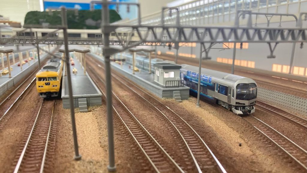 【Nゲージ】〜TOMIX 225系100番台(Aシート車付)マリンライナー&岡山電車区117系 レールショップシーダー 在来線レイアウト走行シーン〜