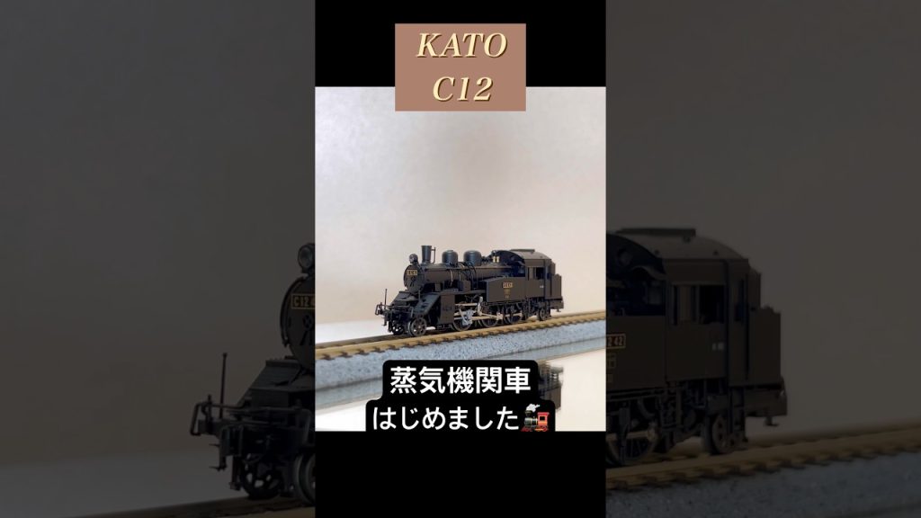 走って楽しい眺めて楽しい♪ #shorts #鉄道模型 #Nゲージ #KATO #C12 #蒸気機関車 #SL
