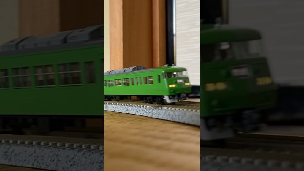 #shorts #tomix #ジョイント音   117系 抹茶色をリアルに撮ってみた