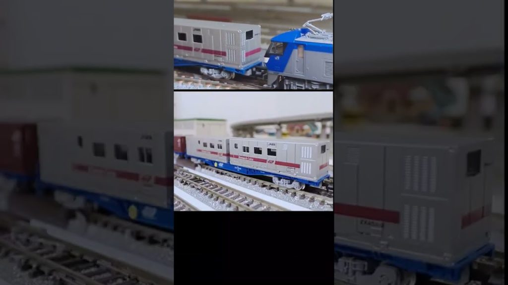 1 JR貨物 コキ104 リサーチキャビン+Z30A/30A+Z54A EF210牽引 JR FREIGHT EF210-100 + KOKI104 Research Cabin ＃train