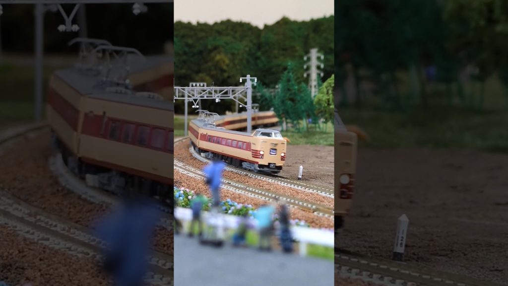 #381系 #特急やくも #国鉄色 ▼KATO N-scale model, Series 381 “JNR Revival YAKUMO”.